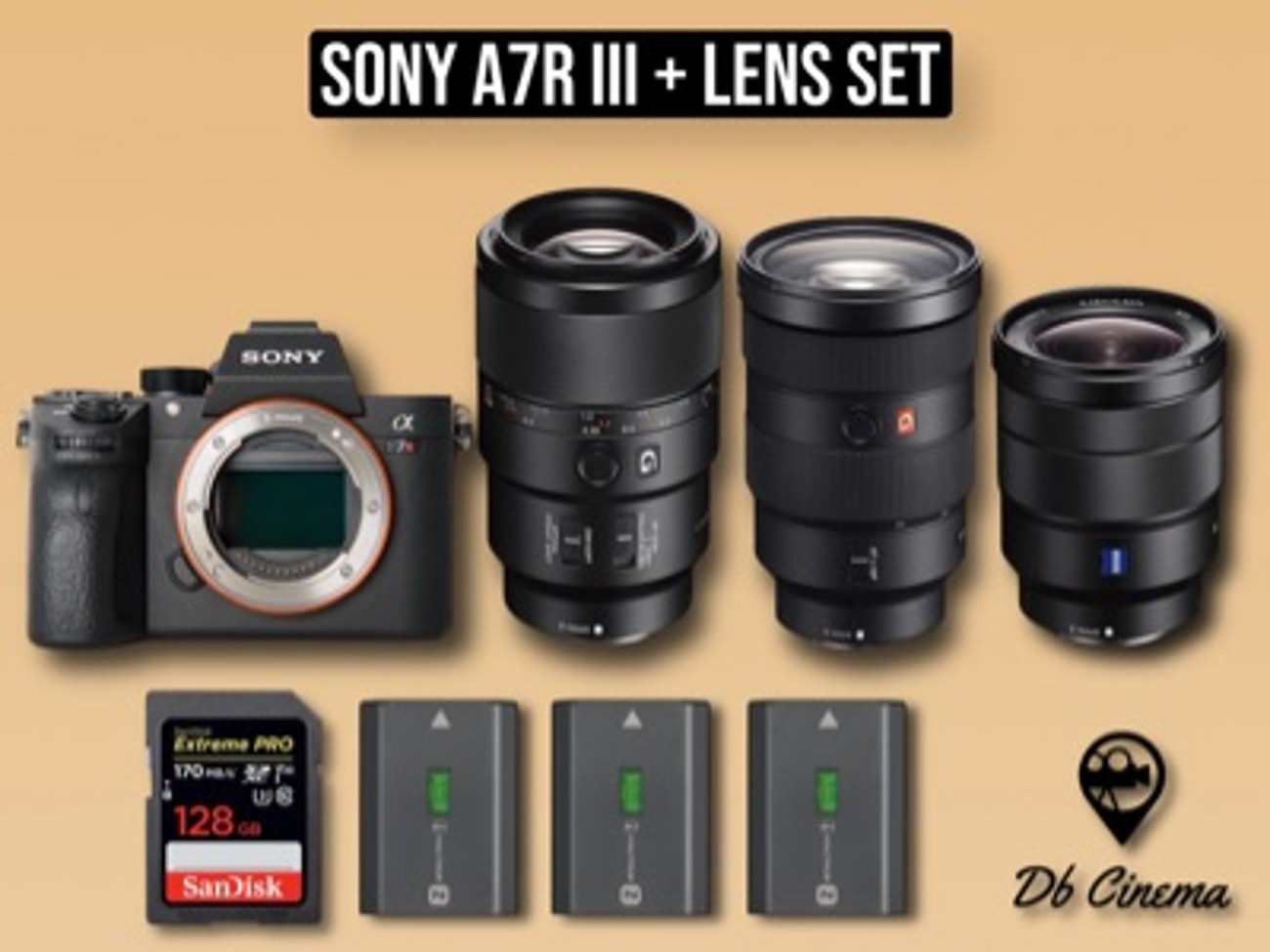Sony a7R III with 90mm Macro, 24–70mm GM and 16–35mm Zeiss
